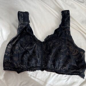 Behave Elegant Black Lace Bra